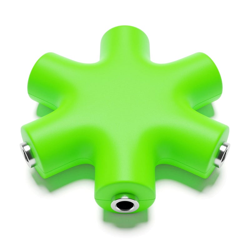 ExcelValley - Mono Patch Cable Splitter - TS 3.5mm 1/8" - Modular Synth Eurorack [Green] - Image 3